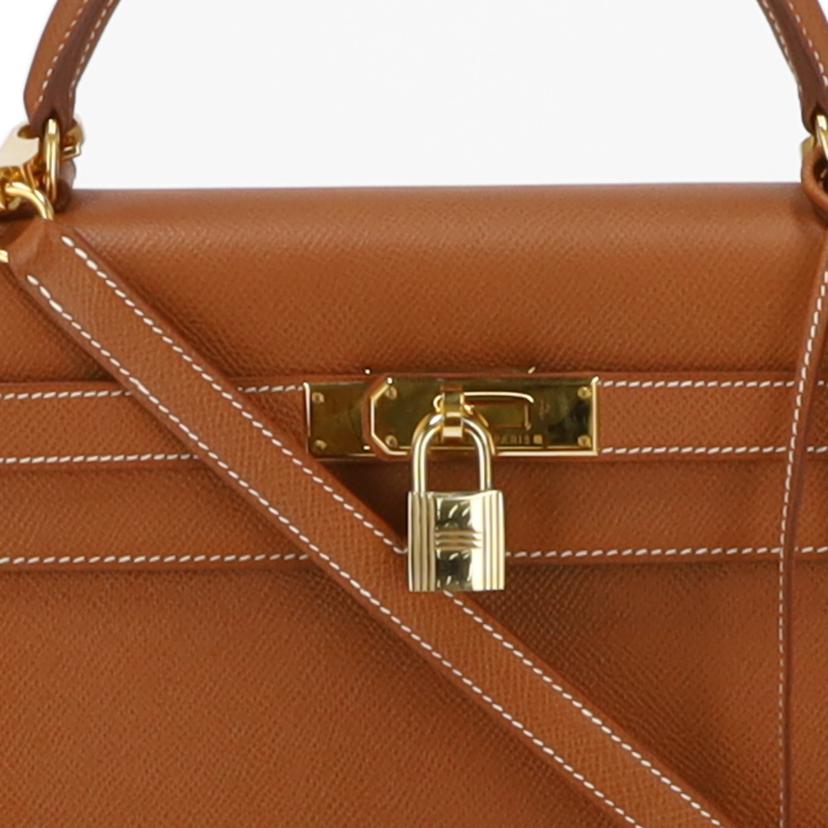 HERMES エルメス/ケリー32/クシュベル/ゴールド/GD金具//○Z刻 20C/Aランク/75