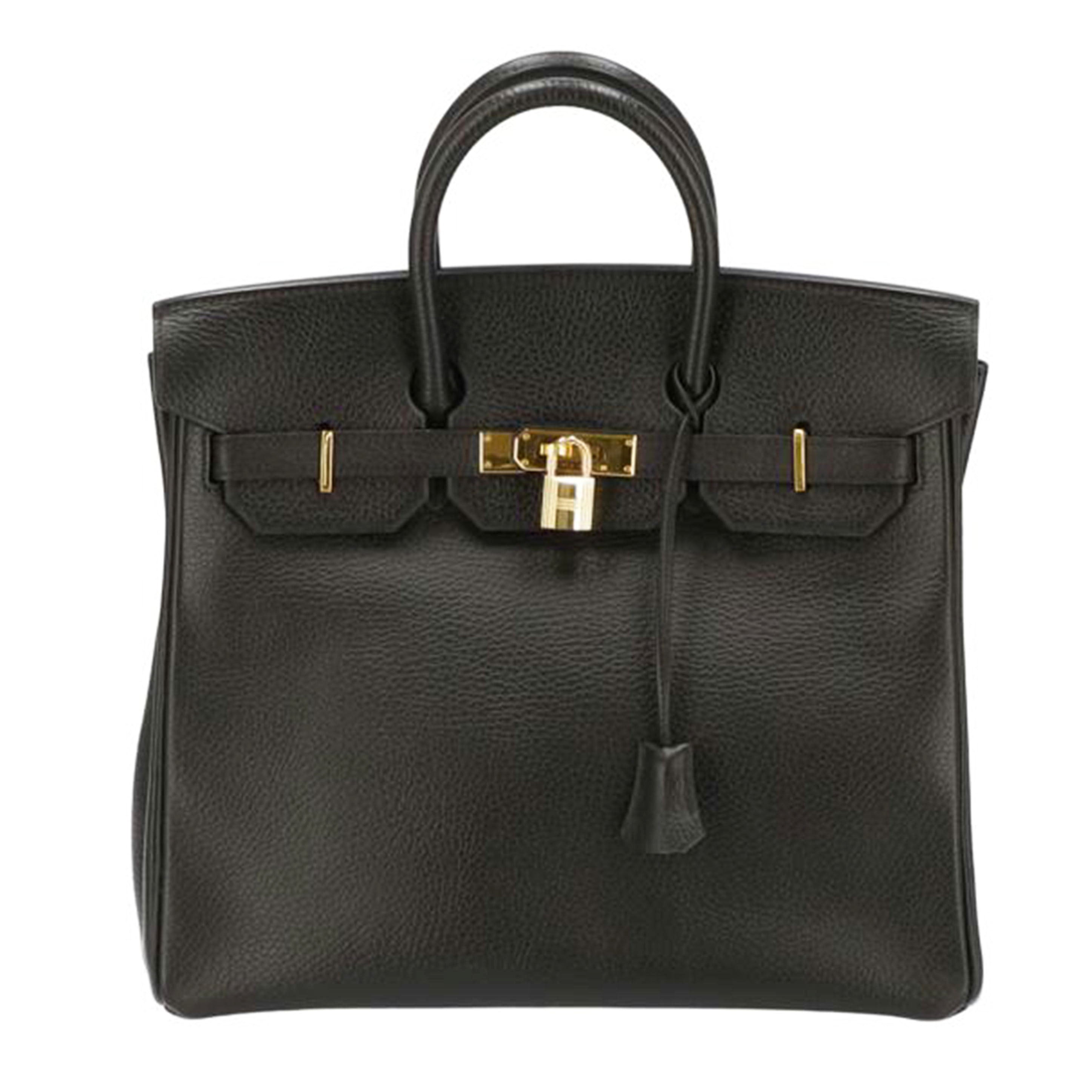 HERMES エルメス/オータクロア32/アルデンヌ/ノワール/GD金具//□E刻印 4M/Aランク/75