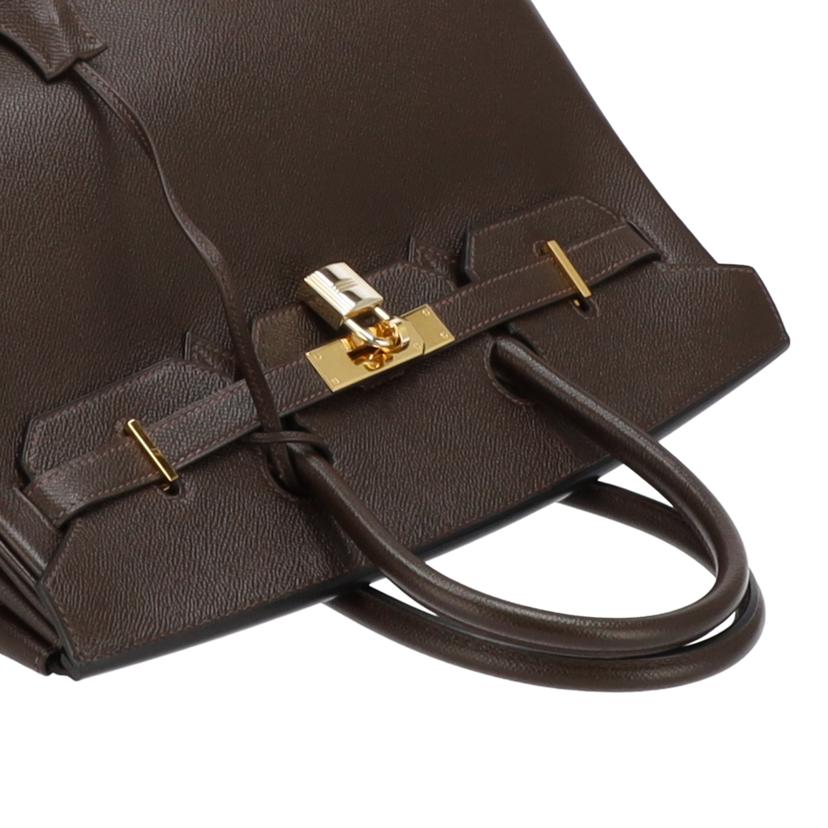 HERMES エルメス/バーキン35/エプソン/ショコラ/GD金具//B □H刻印/Aランク/75