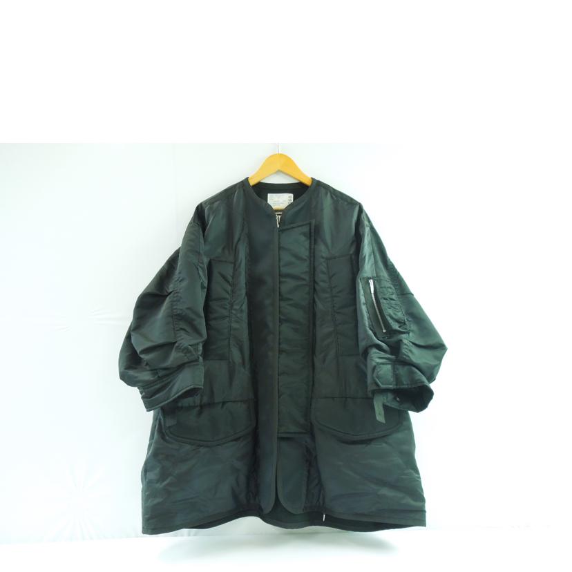 sacai/sacai ナイロンストリートジャケット 無地 ブラック サイズ3/22-06066//Aランク/83