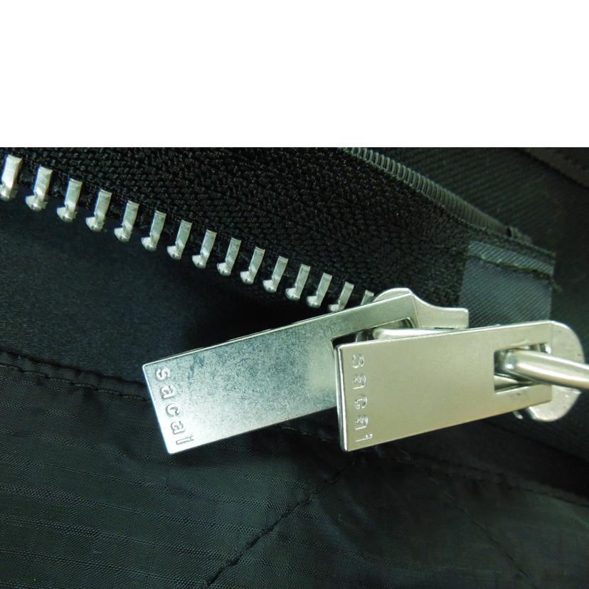 sacai/sacai ナイロンストリートジャケット 無地 ブラック サイズ3/22-06066//Aランク/83