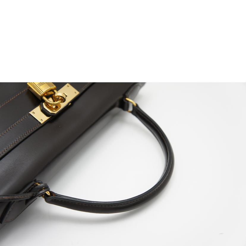 HERMES エルメス/ケリー32/ボックスカーフ//○J刻印/内縫い/ABランク/75