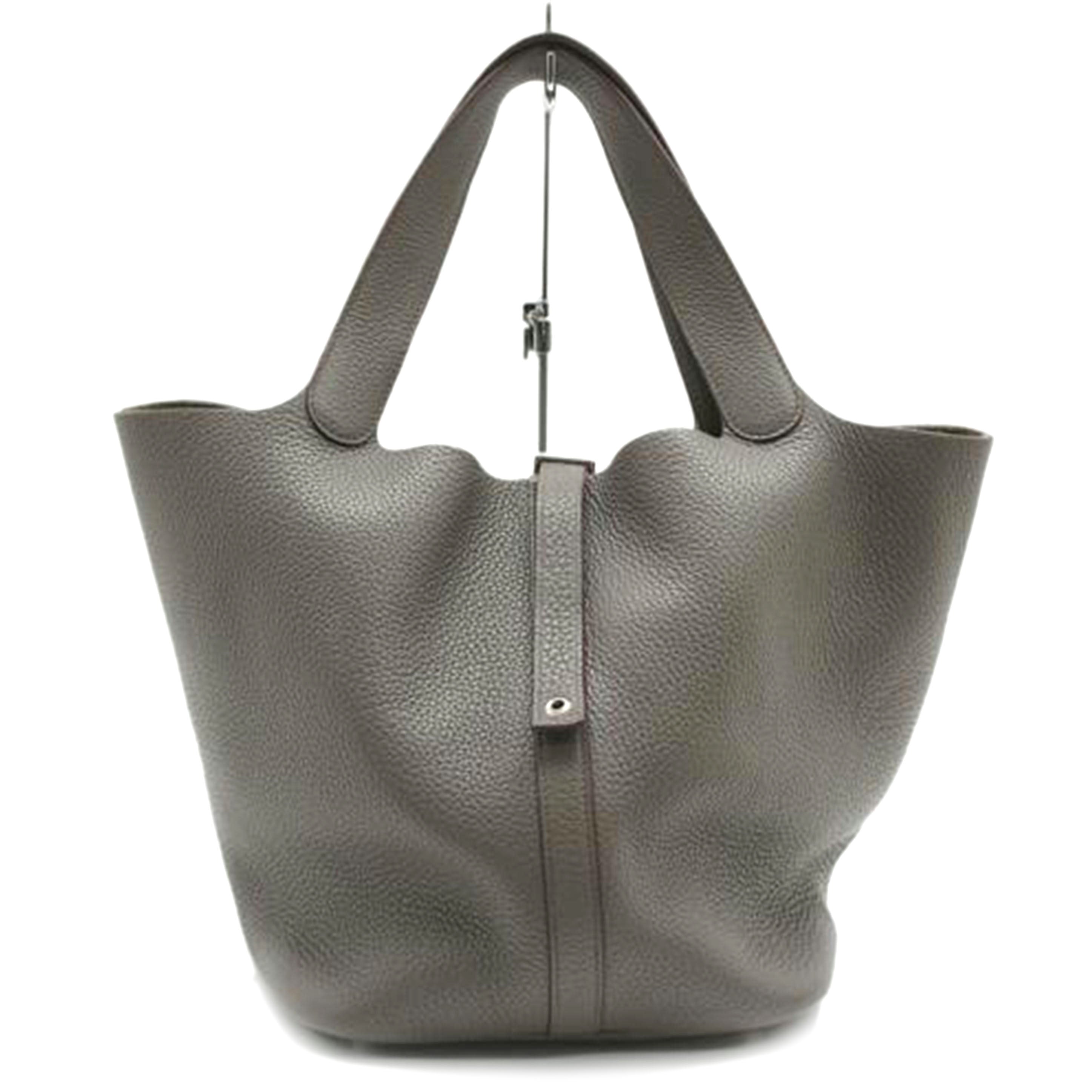 HERMES エルメス/ピコタンロックMM//□R刻印/エトゥープ/ABランク/75