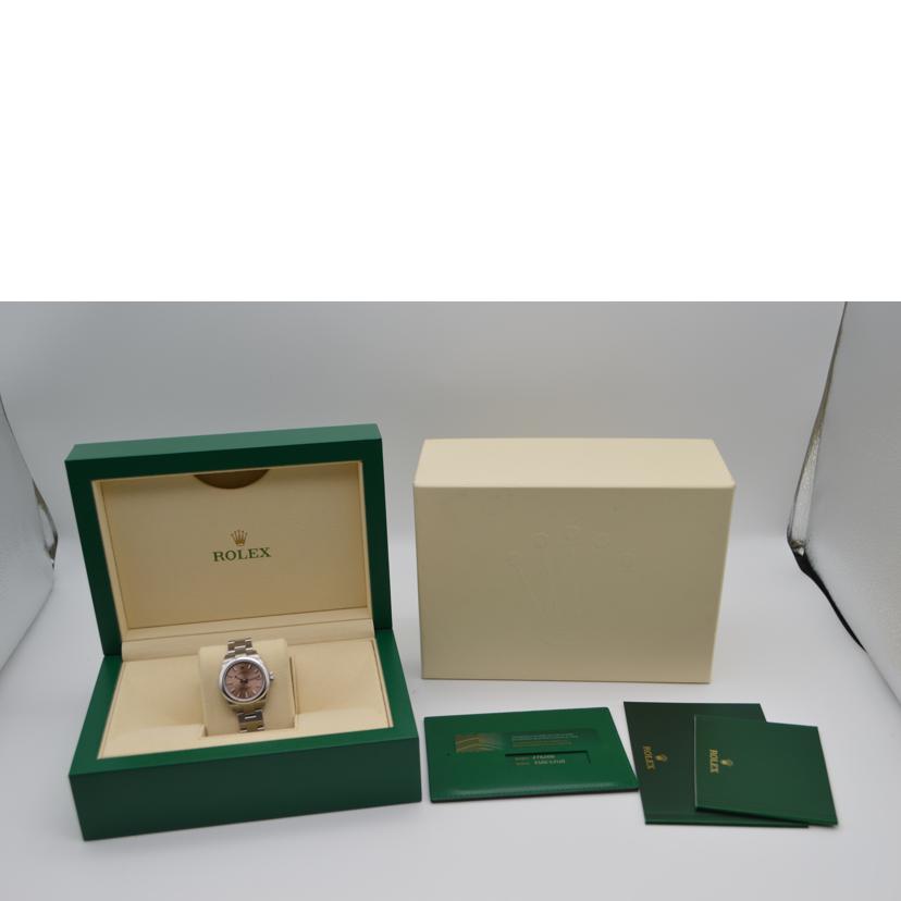 ROLEX ロレックス/オイスターパーペチュアル28/ピンク文字盤/276200//350C52U0(ランダム)/Aランク/89