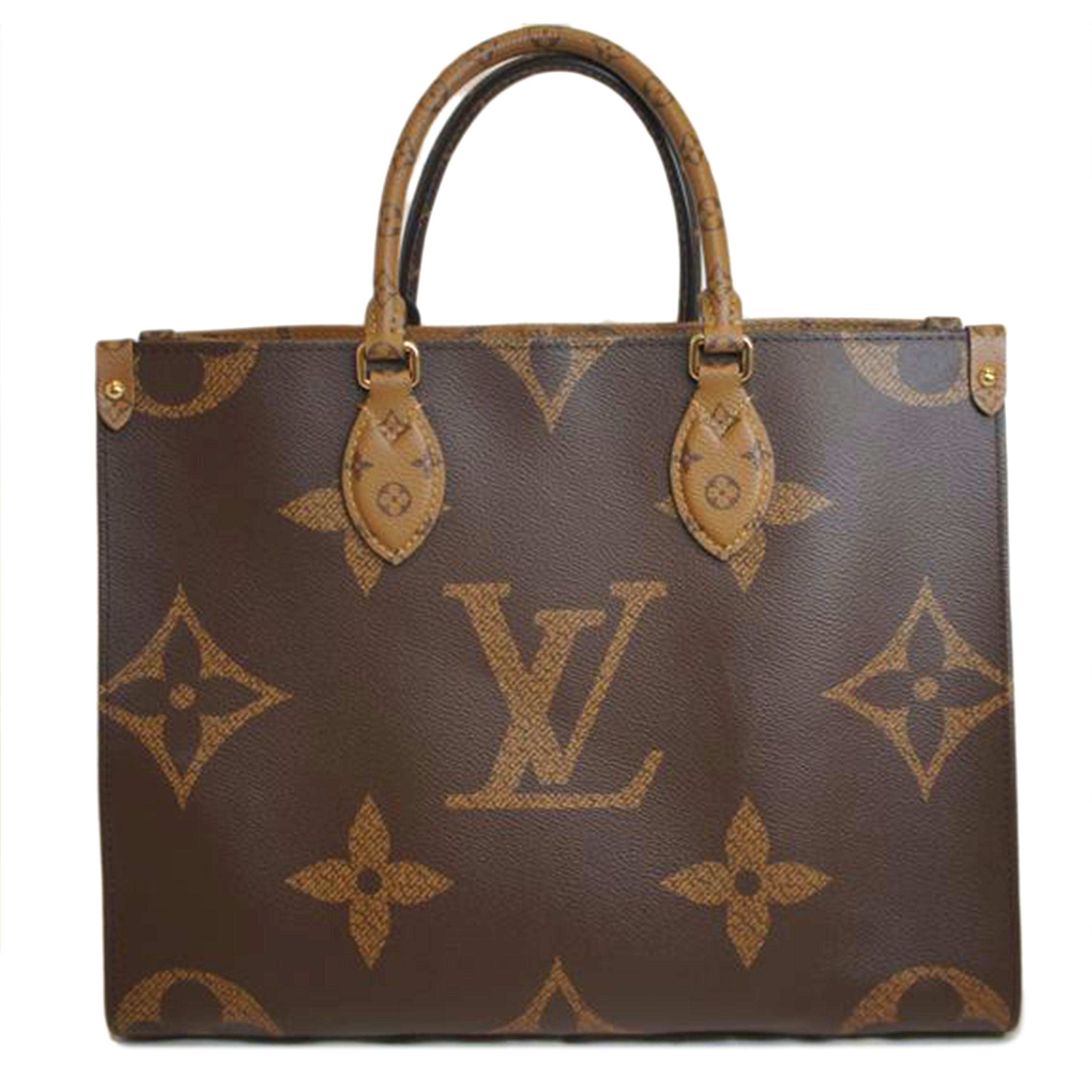 LV ルイヴィトン/オンザゴーMM/ジャイアントモノグラム/リバース/M45321//TR4220/SAランク/92