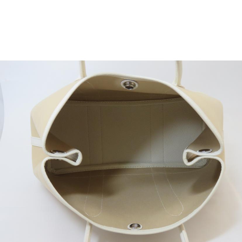 HERMES エルメス/ガーデンパーティTPM/トワルオフィシェ/アルジル×白//VP □N刻/Aランク/90