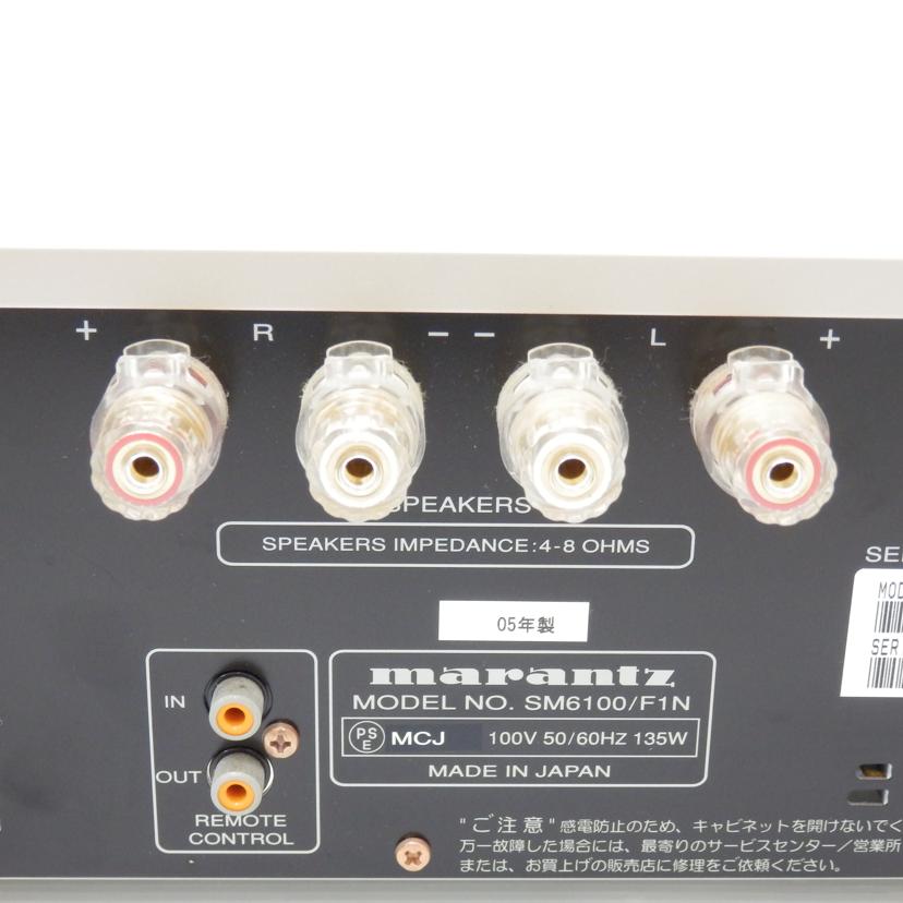 Marantz Marantz/パワーアンプVer2/SM6100SA//20020527000151/ABランク/88