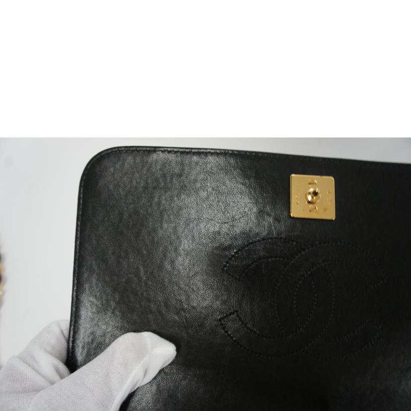 CHANEL シャネル/マトラッセプッシュロックチェーンショルダー//5384107/ABランク/75