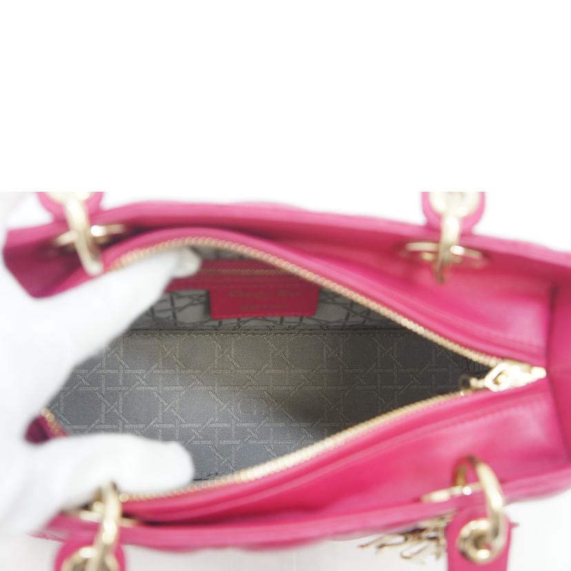 C.Dior クリスチャンディオール/レディディオール2Wayハンド//18-MA-0194/ABランク/09