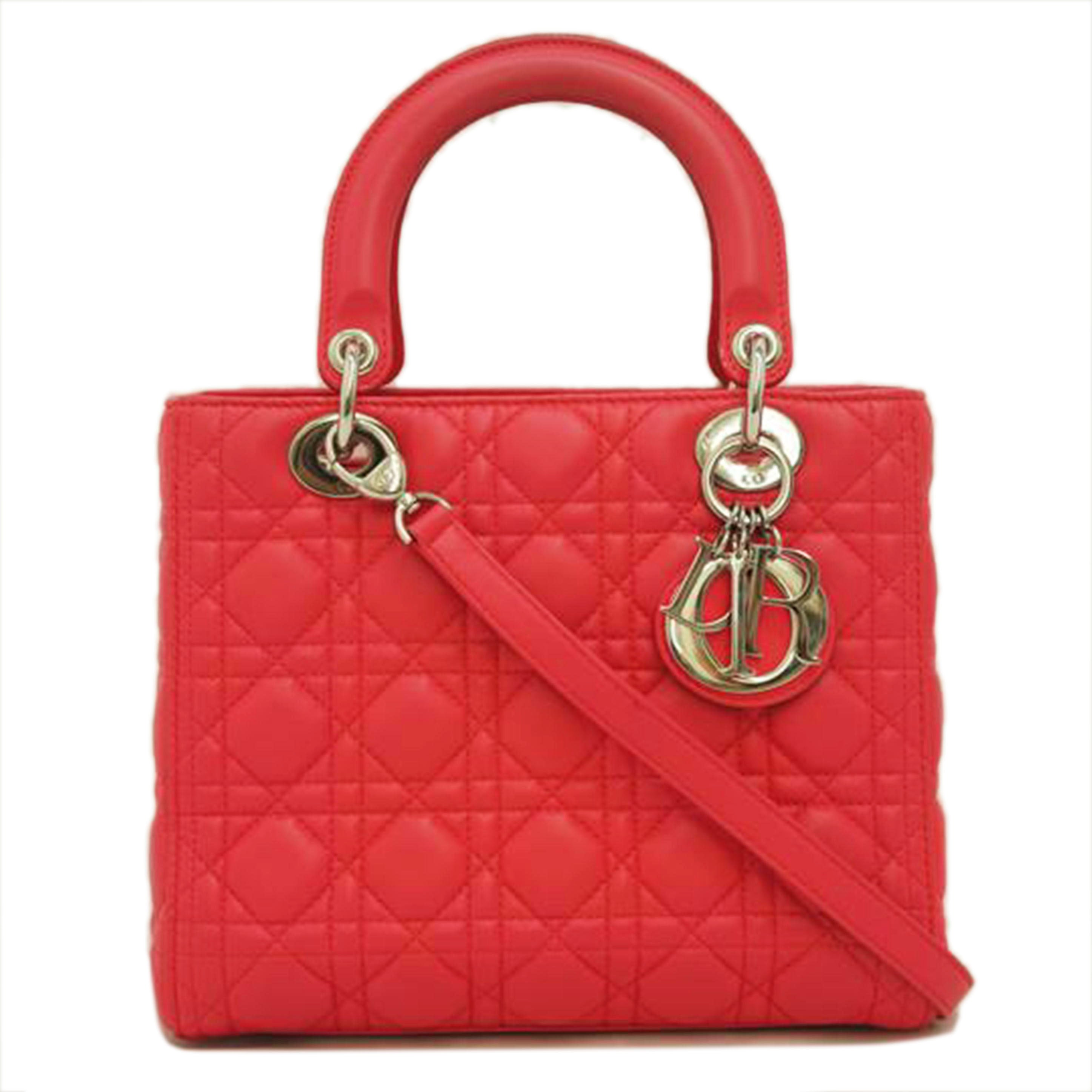 C.Dior クリスチャンディオール/レディディオール/カナージュレザーハンド//16-BO-0144/Bランク/09