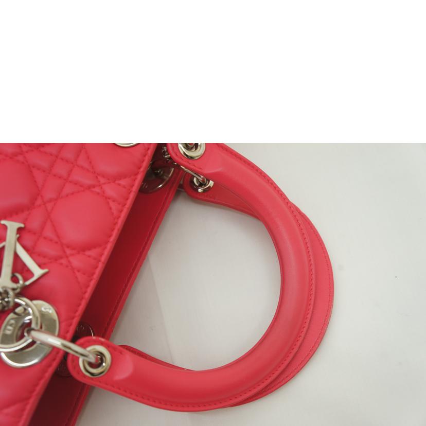 C.Dior クリスチャンディオール/レディディオール/カナージュレザーハンド//16-BO-0144/Bランク/09