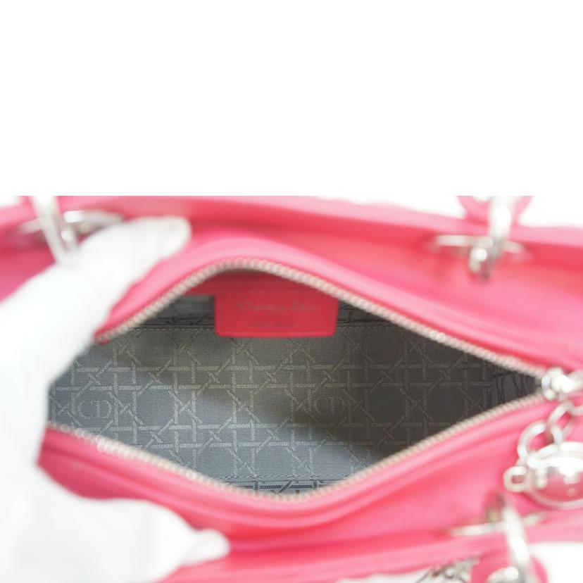 C.Dior クリスチャンディオール/レディディオール/カナージュレザーハンド//16-BO-0144/Bランク/09
