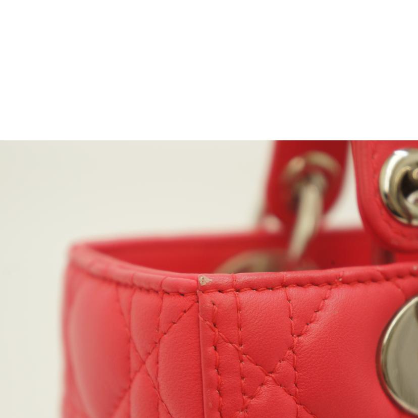 C.Dior クリスチャンディオール/レディディオール/カナージュレザーハンド//16-BO-0144/Bランク/09