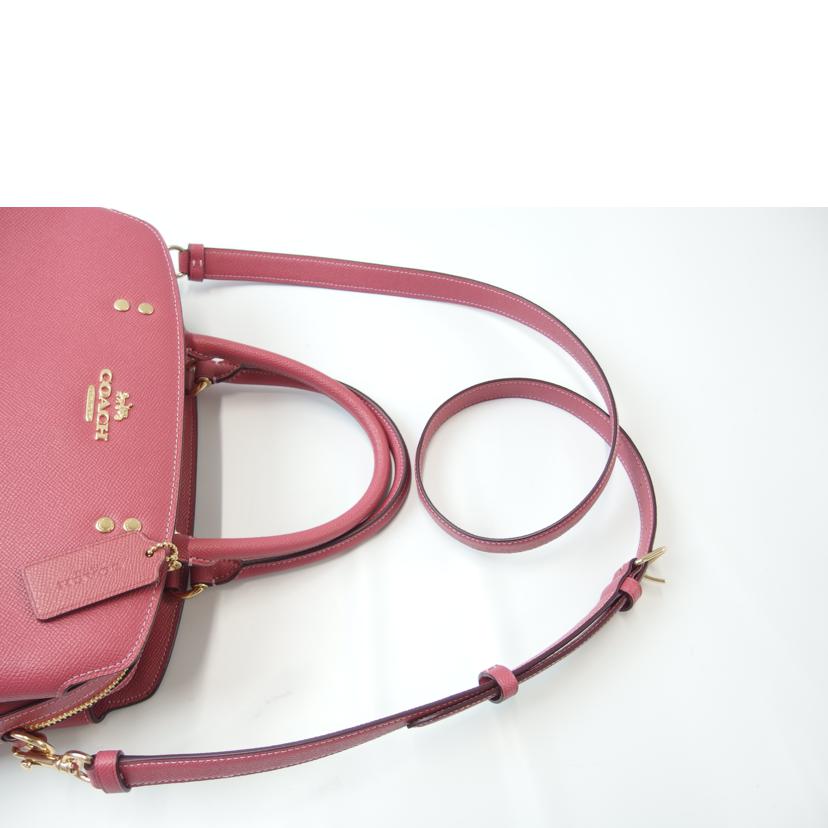 COACH コーチ/ラグジュアリークロスグレーンレザーリリーキャリーオール/2way/91493//D2223/SAランク/83