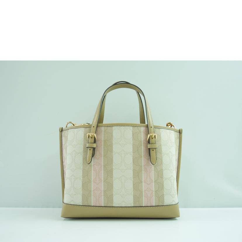 COACH コーチ/シグネチャージャガード ウォズ ストライプモリー25/C8416//B2226/Aランク/83