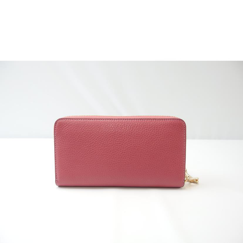 COACH コーチ/ラグジュアリーペブルドレザーロングジップアラウンドウォレット/C4451//02230/Aランク/83