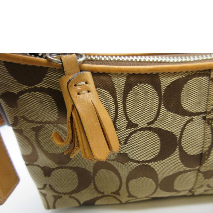 COACH コーチ/シグネチャーキャンバスワンショルダー/8K01//J05M/Bランク/13