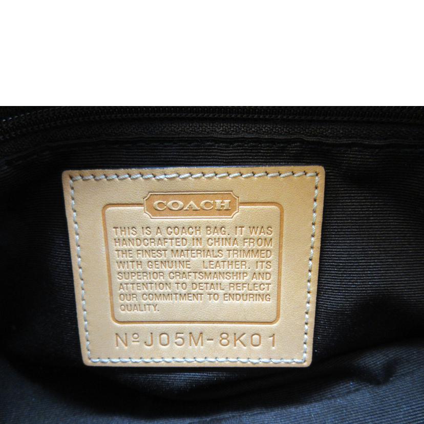 COACH コーチ/シグネチャーキャンバスワンショルダー/8K01//J05M/Bランク/13