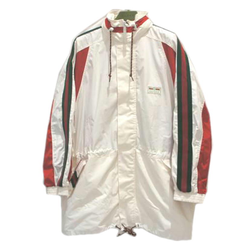 GUCCI グッチ/コットンキャンバス JKT WHT/RED/GRN/599933-//SAランク/94