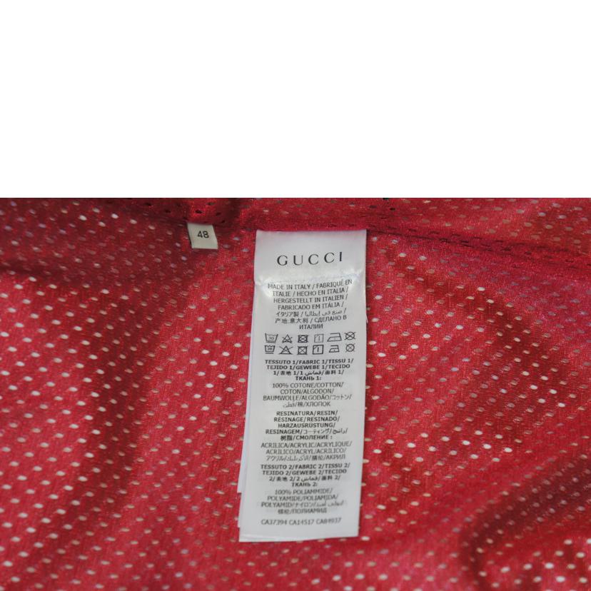 GUCCI グッチ/コットンキャンバス JKT WHT/RED/GRN/599933-//SAランク/94