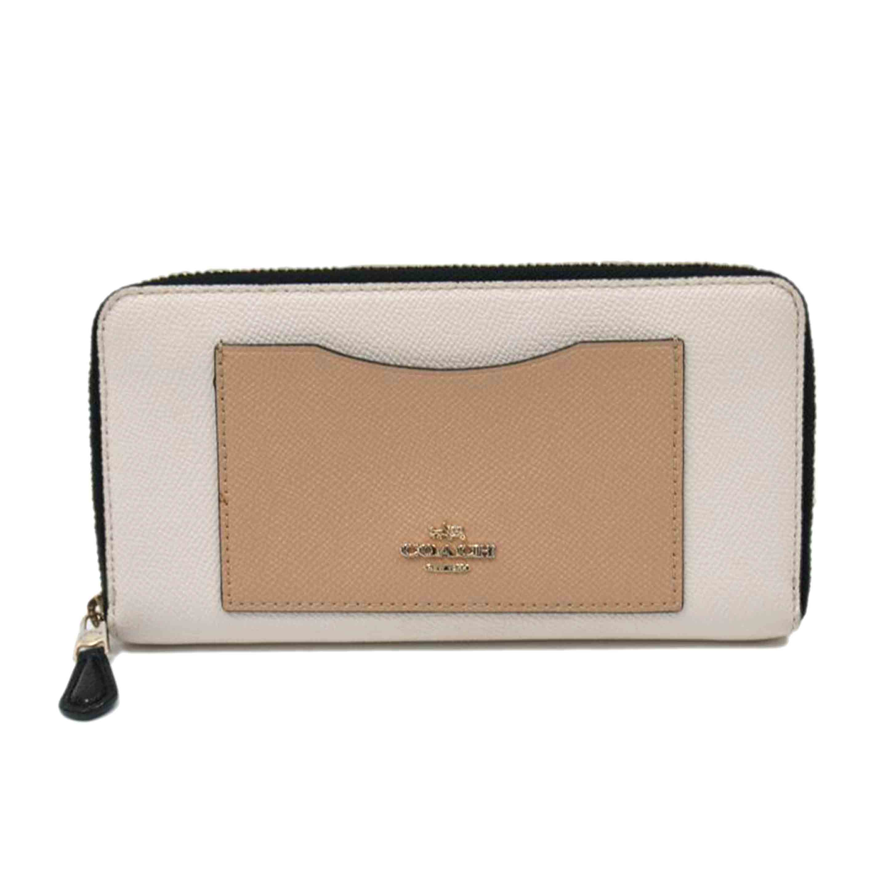 COACH/ラウンドファスナー長財布/レザー/F57605//K16**/ABランク/63