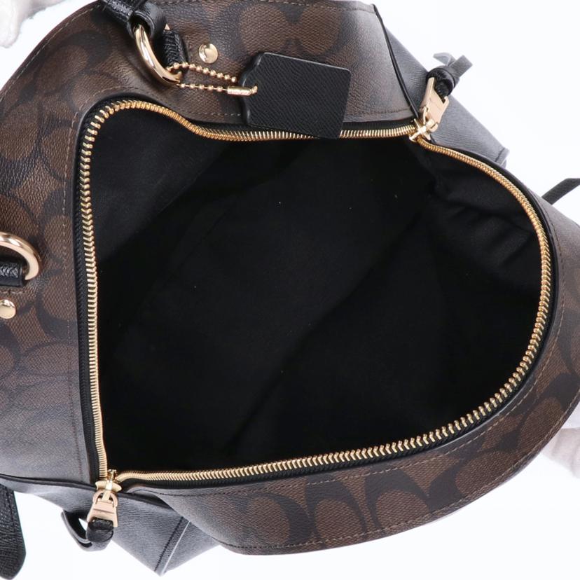 COACH コーチ バッグ ブランドバッグ リュック レザー レディース ブラウン ブラック ゴールド /シグネチャーバックパック/ブラウン×ブラック/F76622//L1921/ABランク/75