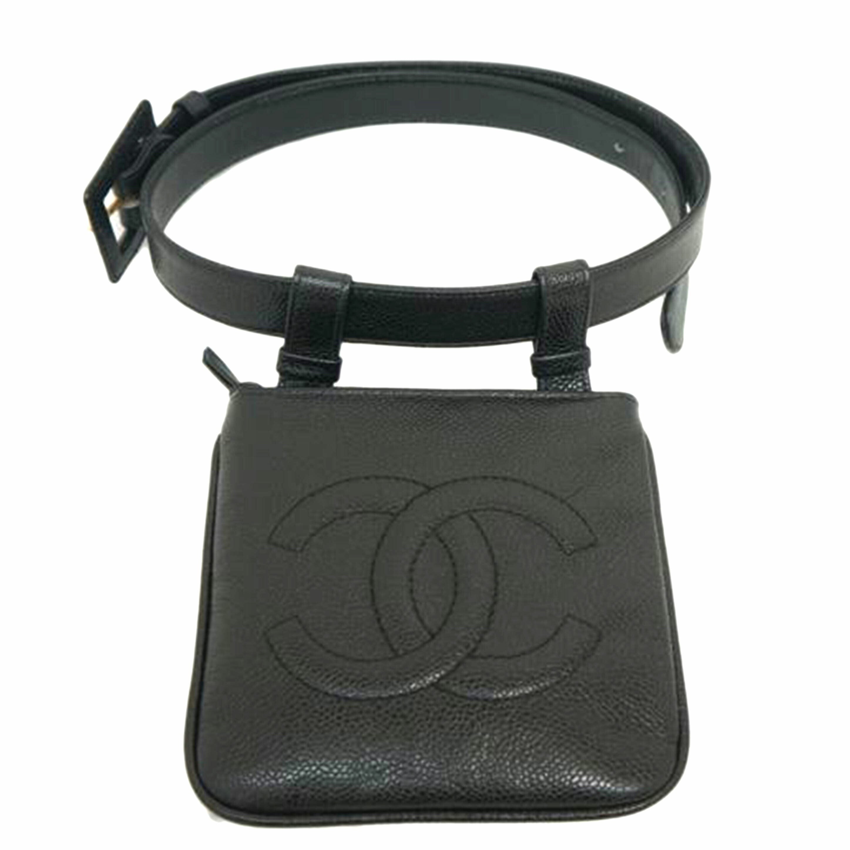 CHANEL シャネル/キャビアスキンウエストポーチ//1846312/ABランク/09