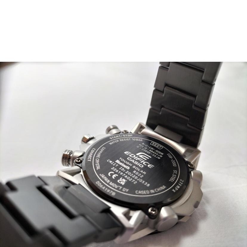 CASIO カシオ/EDIFICE SOSPENSION スマートフォンリンク タフソーラー/EQB-2000YDC-1AJF//006A197B/Aランク/52