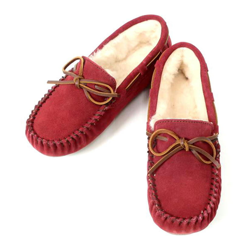 EMU Australia エミューオーストラリア/Amity ムートン モカシン/22.0cm/スエード シープスキン スリッポン レッド/W10555//SAランク/65