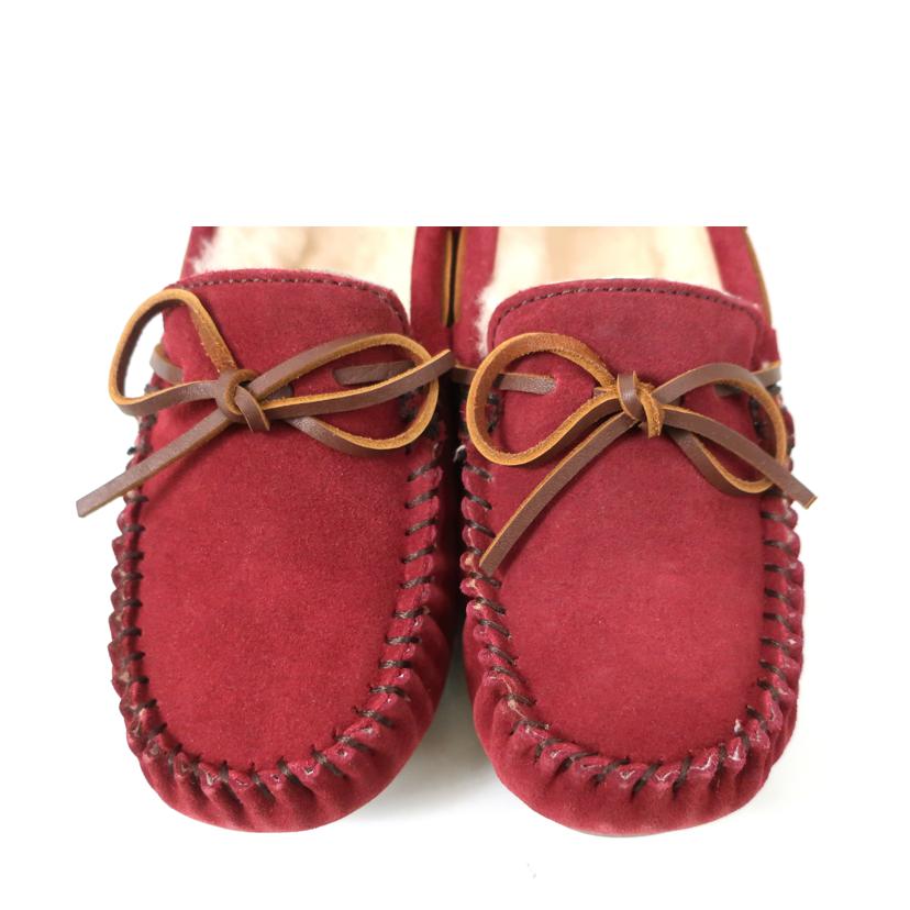 EMU Australia エミューオーストラリア/Amity ムートン モカシン/22.0cm/スエード シープスキン スリッポン レッド/W10555//SAランク/65