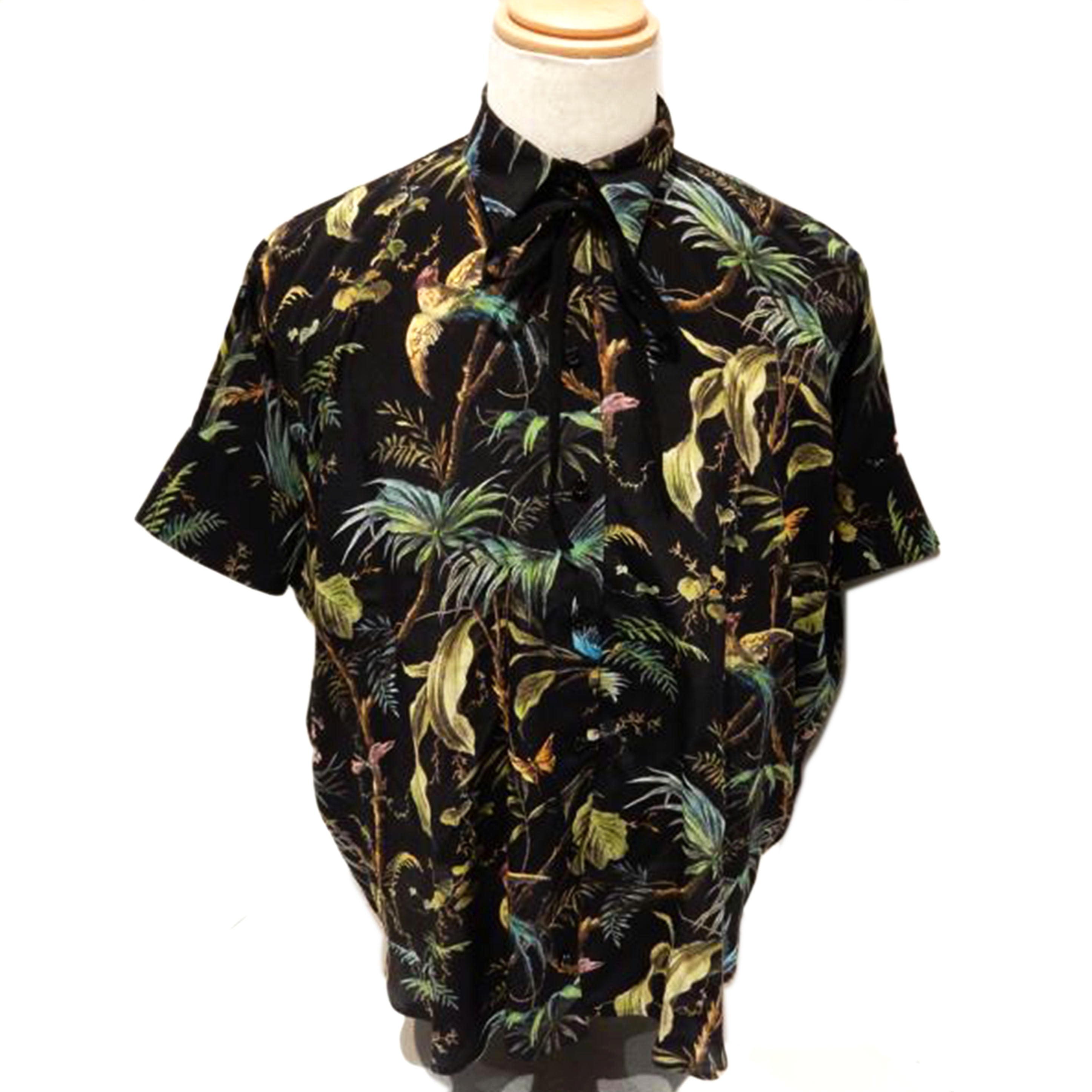 GUCCI グッチ/トロピカルプリント/シルク/シャツ/429058//ABランク/02