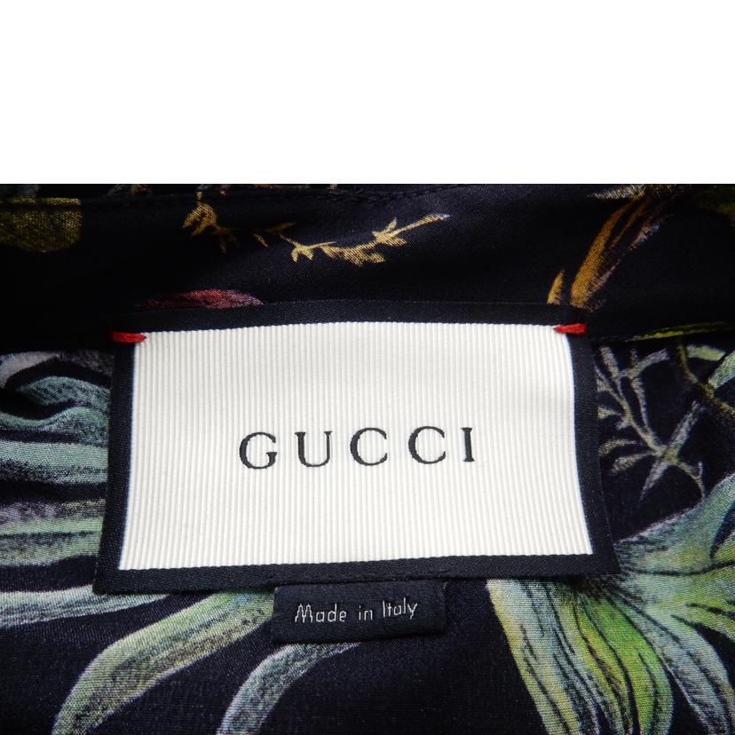 GUCCI グッチ/トロピカルプリント/シルク/シャツ/429058//ABランク/02