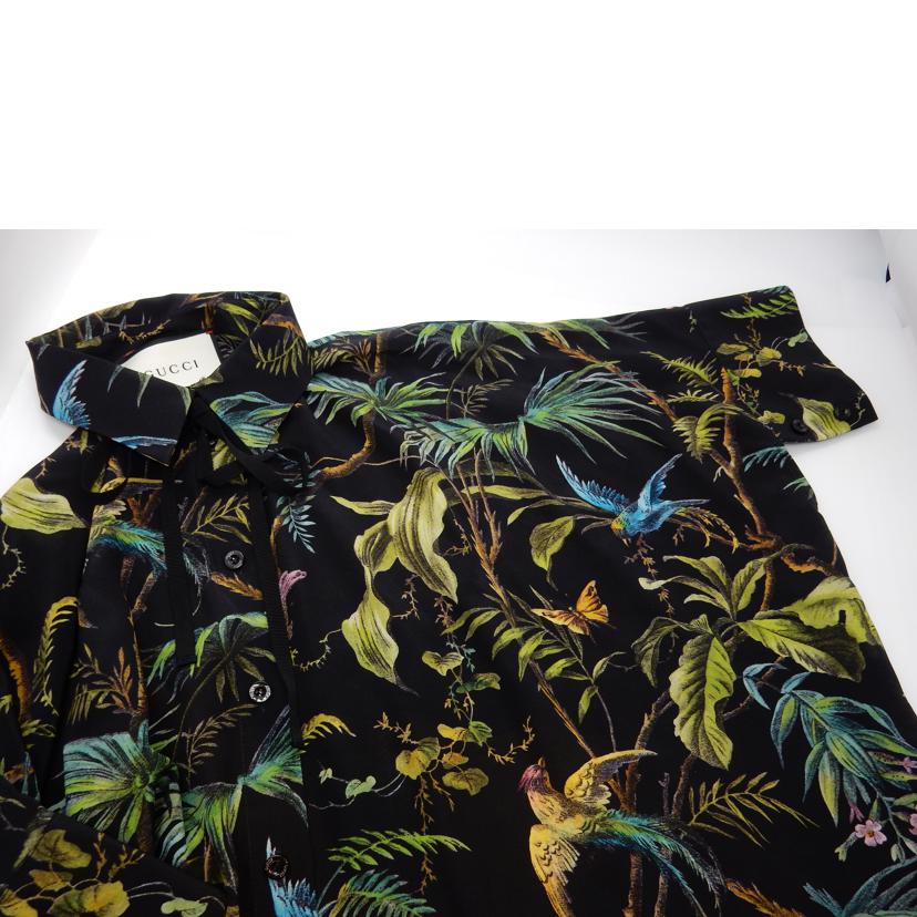 GUCCI グッチ/トロピカルプリント/シルク/シャツ/429058//ABランク/02