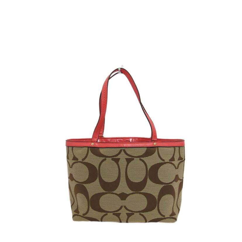 COACH コーチ/シグネチャーストライプ/ハンドバッグ/F49315//A1394/Aランク/04