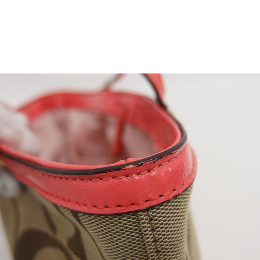 COACH コーチ/シグネチャーストライプ/ハンドバッグ/F49315//A1394/Aランク/04