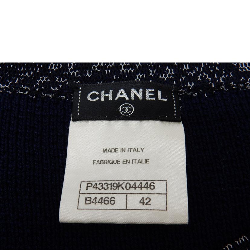 CHANEL シャネル/ニットワンピース/コットン/ネイビー/P43319K04446//ABランク/02