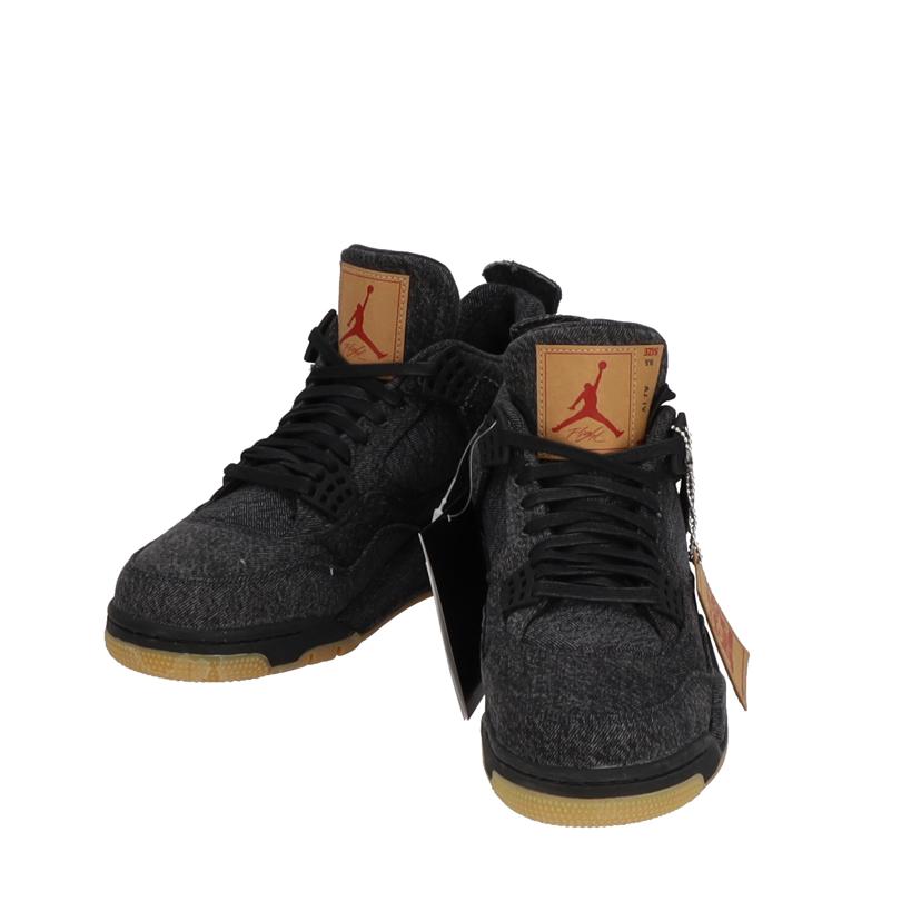 NIKE×Levis ナイキ×リーバイス/AIRJORDAN4RETRO LEVIS NRG BlackDenim"(タグ:Levis)/AO2571-001//SAランク/09