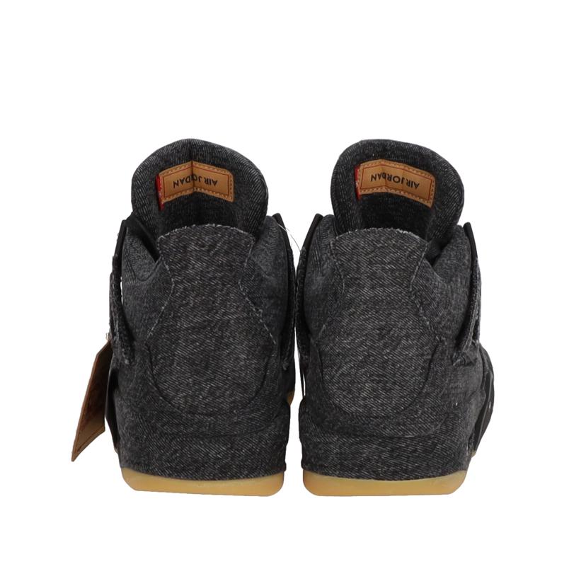 NIKE×Levis ナイキ×リーバイス/AIRJORDAN4RETRO LEVIS NRG BlackDenim"(タグ:Levis)/AO2571-001//SAランク/09