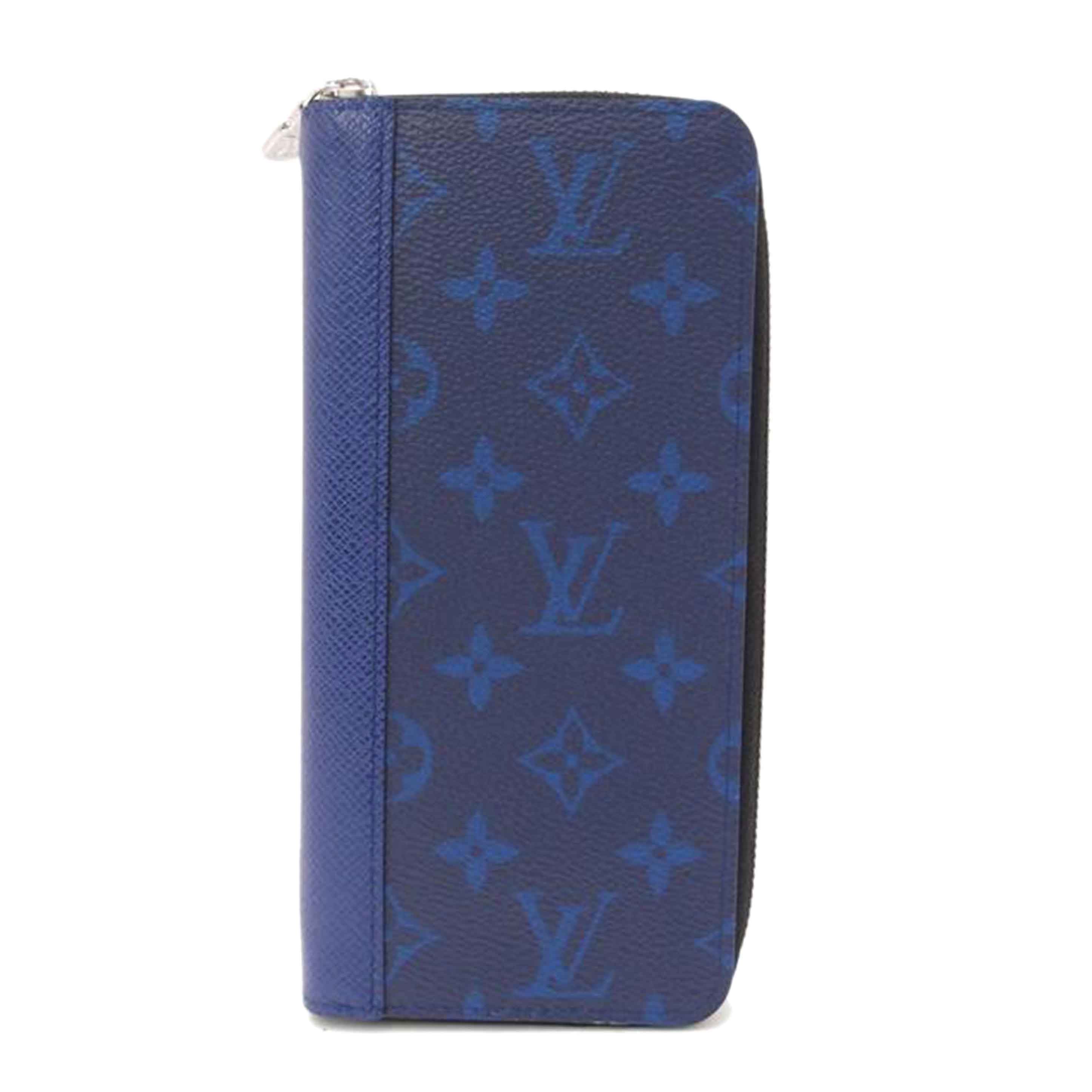 LOUIS VUITTON ルイ・ヴィトン 長財布 青 ラウンドファスナー メンズ/ジッピーウォレットヴェルニカル/タイガラマ/コバルト/M30447//RFI***/SAランク/69