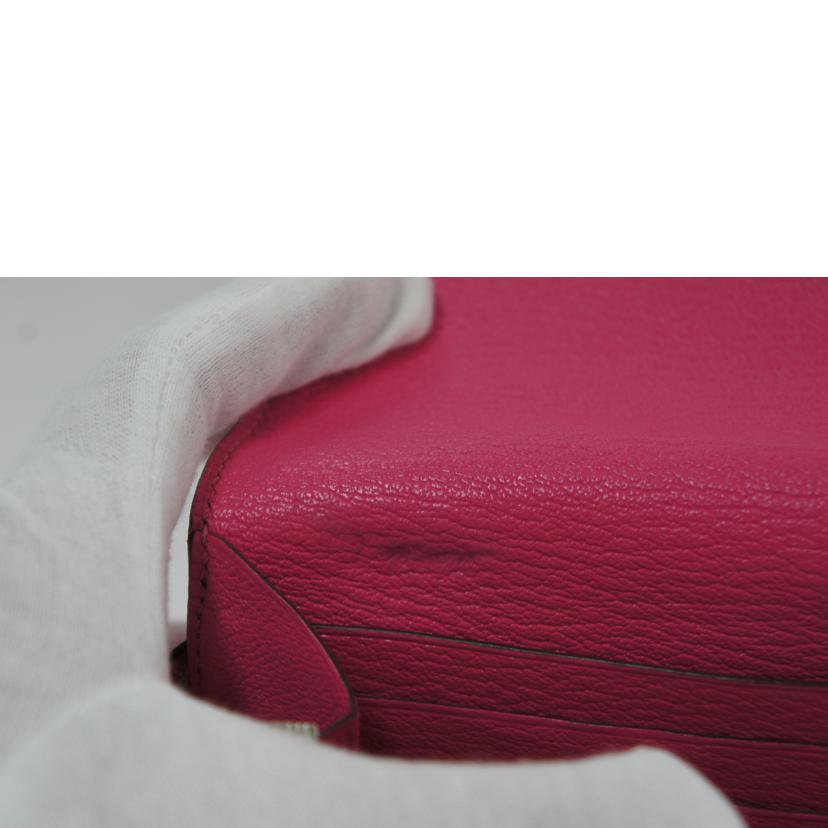 HERMES エルメス/ケリーウォレットロング/シェーブル/ローズティリアン//C AI 009 MX刻印/ABランク/75