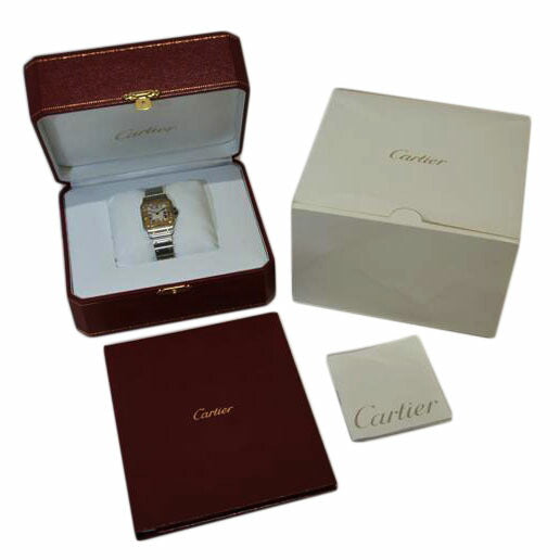 Cartier カルティエ/サントスガルベべSM/SS/YG/クオーツ/W20012C4//144180UX/ABランク/94