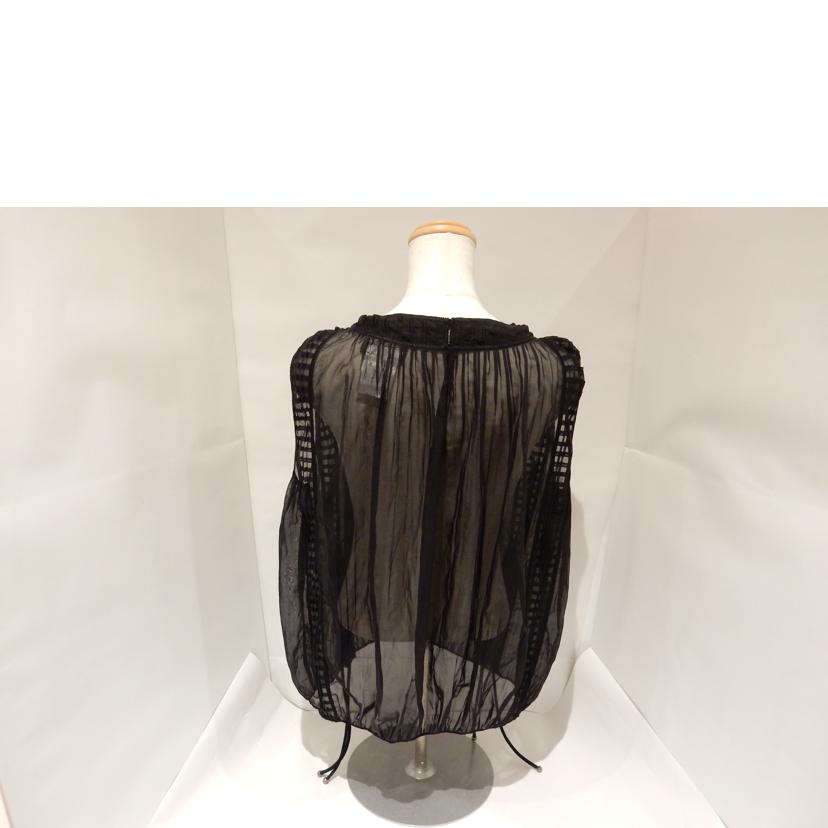 CHANEL シャネル/ノースリーブシャツ/シルク混/ブラック/P47727V35655//ABランク/02