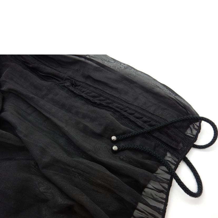 CHANEL シャネル/ノースリーブシャツ/シルク混/ブラック/P47727V35655//ABランク/02