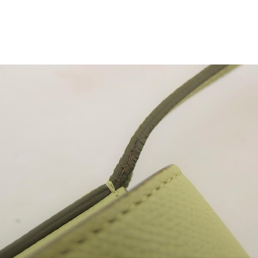 CELINE セリーヌ/トロッタースモール/レザーショルダーバッグ/グリーン系//S-GM-4166/ABランク/04