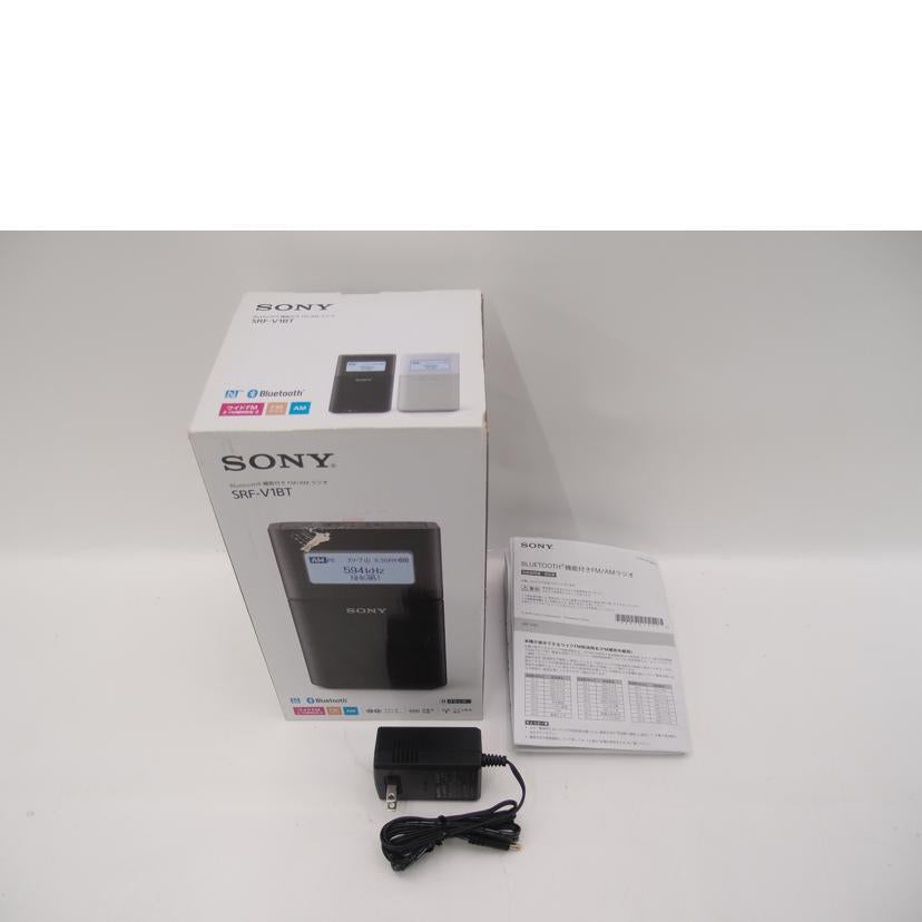 SONY ソニー/Biuetooth FM/AMラジオ/SRF-V1BT//0004627/Aランク/69