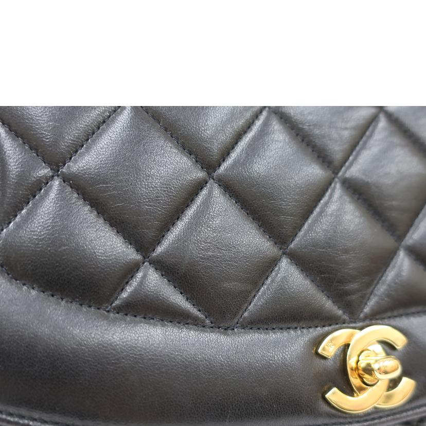 CHANEL シャネル/ダイアナマトラッセ チェーンショルダーバッグ ブラック/A01164//259****/ABランク/65