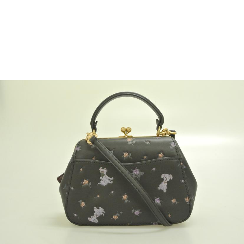 COACH コーチ/フレームバッグ ダルメシアンDisney黒 /68932//L1880/ABランク/87