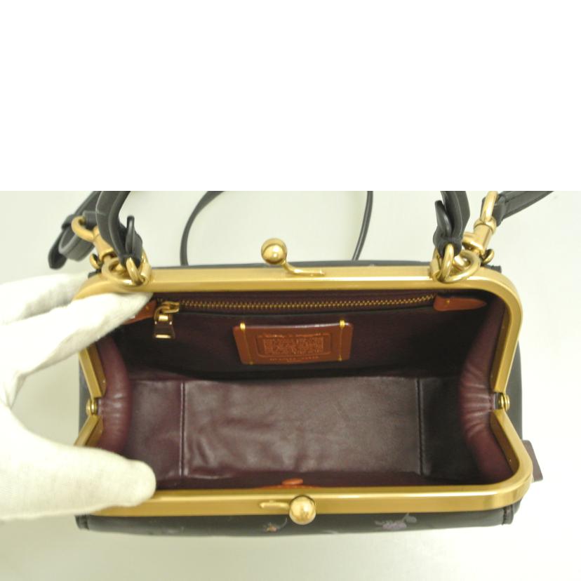 COACH コーチ/フレームバッグ ダルメシアンDisney黒 /68932//L1880/ABランク/87