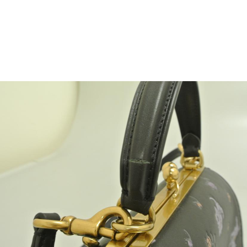 COACH コーチ/フレームバッグ ダルメシアンDisney黒 /68932//L1880/ABランク/87