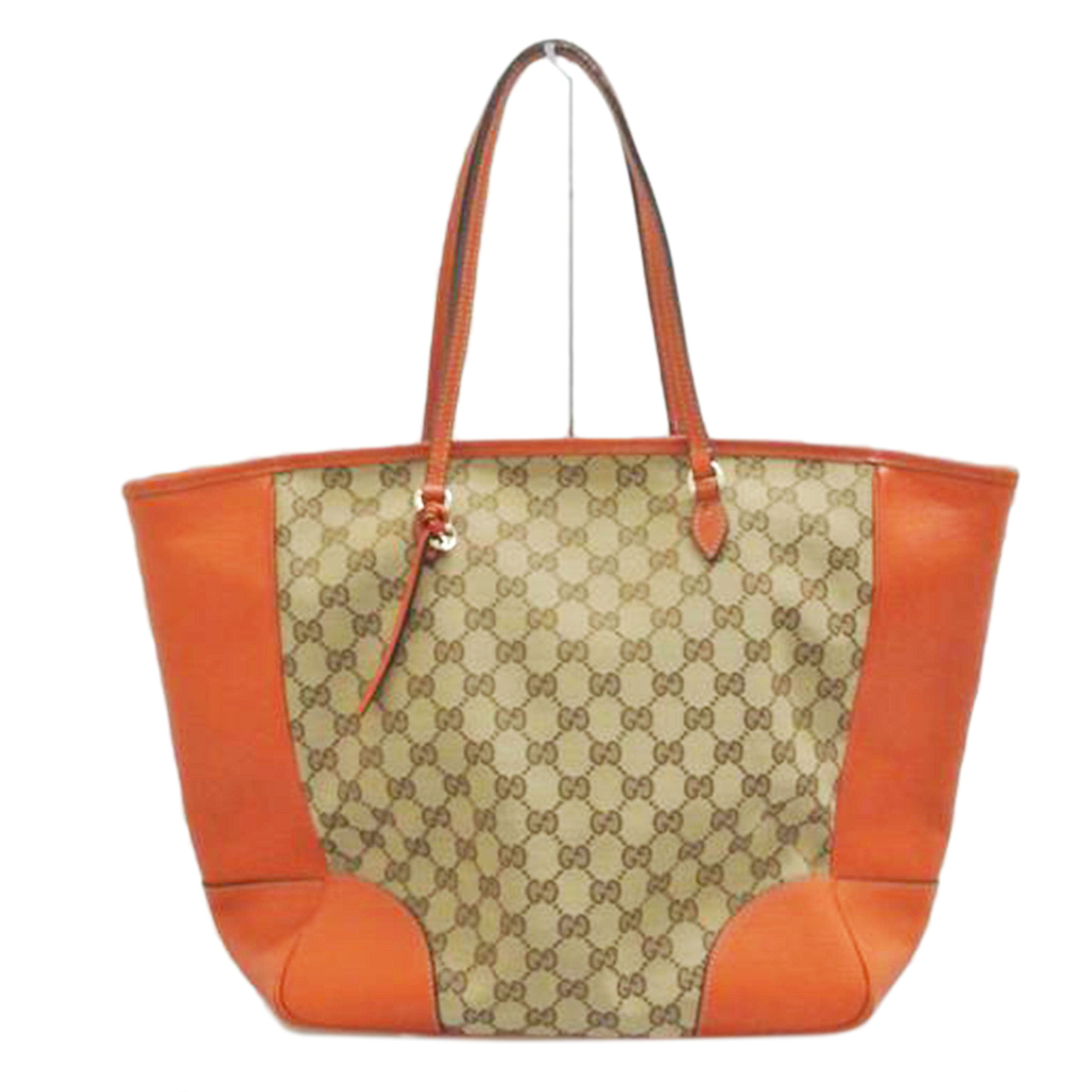 GUCCI グッチ/GGキャンバストートバッグ オレンジ/323671//527066/BCランク/87